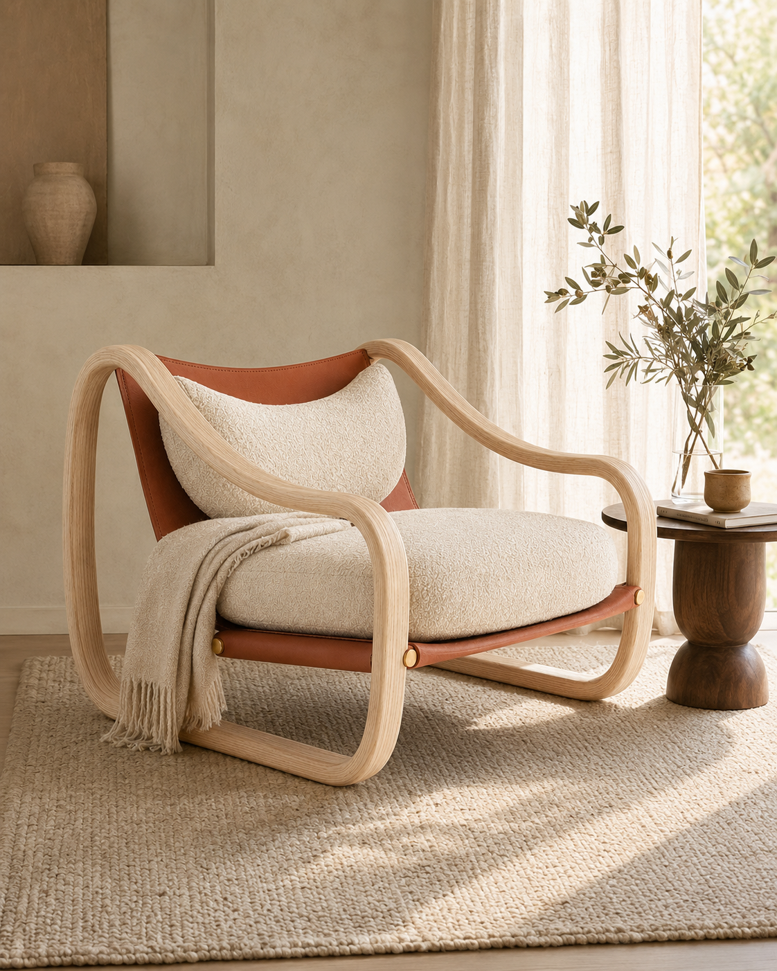Alvara Loop Sling Lounge Chair